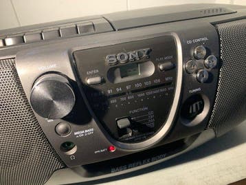 Sony - CFD-V6 / Portable CD Boombox Cassetterecorder-speler, Nieuw