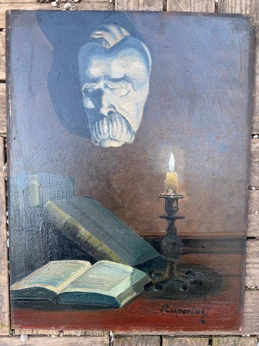 Munich School (XIX-XX), Kring van - Stillleben - NO RESERVE, Antiquités & Art, Art | Peinture | Classique