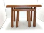 Tables gigognes - Chêne - Deux tables d’appoint en bois de