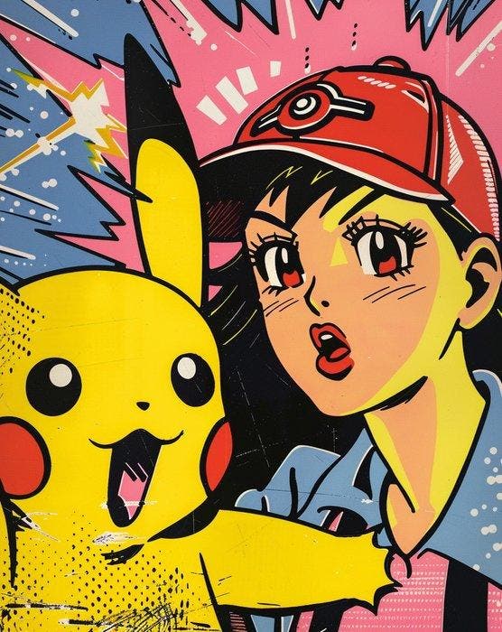 I_KONIQ - POP-KACHU #2 (SET OF 4 CANVAS) in ROY LICHTENSTEIN, Games en Spelcomputers, Spelcomputers | Overige Accessoires