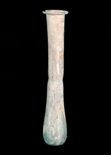 Oud-Romeins Glas Unguentarium (Zonder minimumprijs), Antiek en Kunst