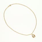 Halsketting - 14 karaat Geel goud, Witgoud Diamant, Nieuw