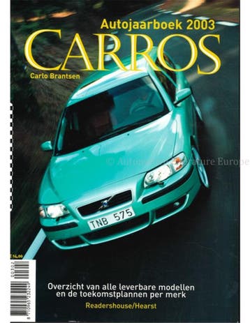 2003 CARROS YEARBOOK DUTCH, Ophalen of Verzenden, Nieuw