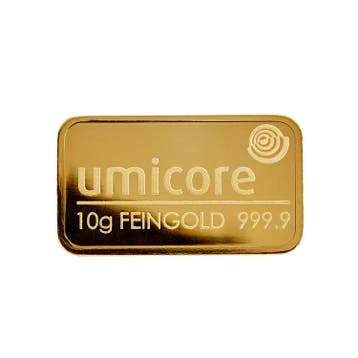 10 gram goudbaar Umicore