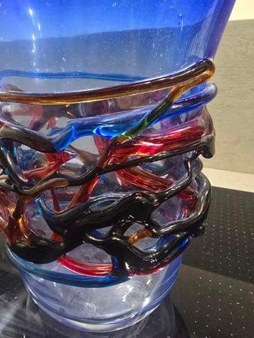 Vase - Verre de Murano - Vase de Murano soufflé