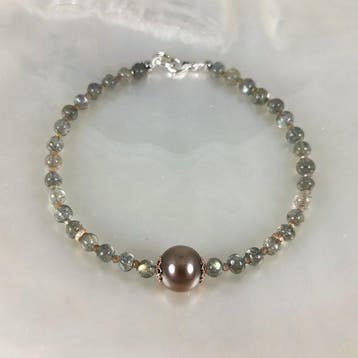 Zonder minimumprijs - Armband Zilver Parel - Gemengde, Nieuw