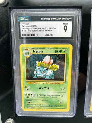 Pokémon - 3 Graded card - Ivysaur, Wartortle & Charmeleon -, Hobby en Vrije tijd, Verzamelkaartspellen | Pokémon, Nieuw