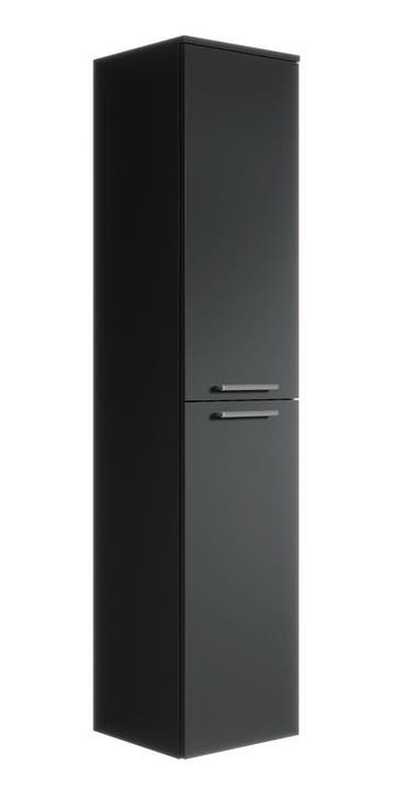 Badkamerkast Venus 30 x 30 x 160 cm Mat zwart Kolomkast, Doe-het-zelf en Bouw, Verzenden, Nieuw