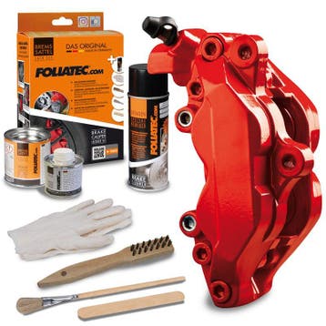 Foliatec Remklauwlakset | performance rood | 3 Komponenten, Verzenden