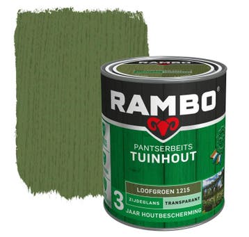Rambo Pantserbeits Tuinhout Zijdeglans Loofgroen 2.25L, Verzenden