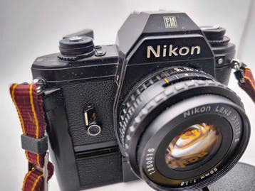 Nikon Nikon EM Kamera 50mm f1.8 Objektiv Motor Drive MD-E, Nieuw