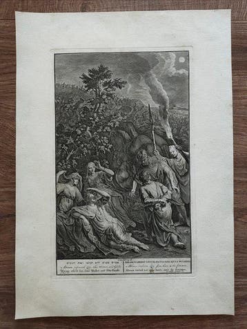 Gilliam van der Gouwen (1669-1720) - Abramo libera Lot, i