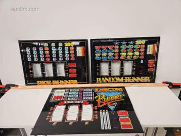 Originele frontplaat van bingo-en spelautomaat..., Nieuw