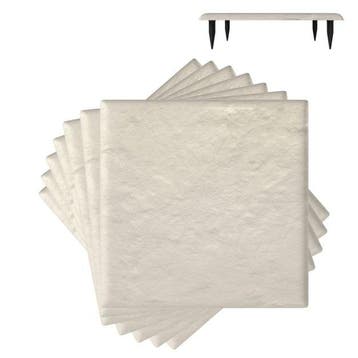 2dekans | Coast Stapstenen - 8-delig - 40x40 cm - Tuinpad -, Ophalen of Verzenden, Nieuw