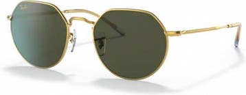 Ray-Ban Jack  Zonnebril - RB3565 - Goud / Groen, Verzenden, Nieuw
