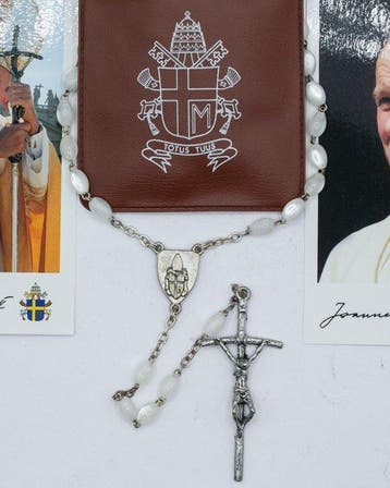 Chapelet - Chapelet vatican de Jean-Paul II avec étui