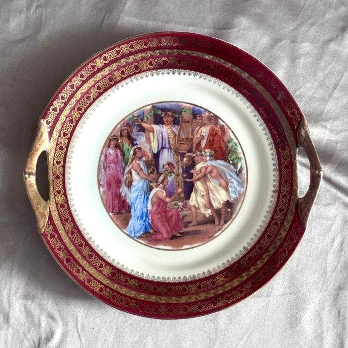 Giesche Porzellanfabrik (Porcelana Giesche SA) - Bord (7) -, Antiek en Kunst, Antiek | Glaswerk en Kristal