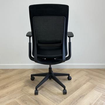 ergonomische bureaustoel + lendesteun, zwart, Bureaustoel