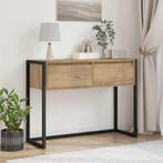 vidaXL Bijzettafel Ambachtelijk Eiken 100 x 36 x 75 cm, Huis en Inrichting, Tafels | Bijzettafels, Verzenden, Nieuw