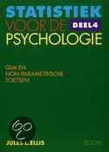 Statistiek voor de psychologie 9789053528648 J.L. Ellis, Verzenden, J.L. Ellis