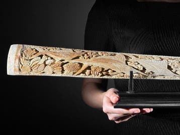 GEEN RESERVEPRIJS - Prachtige grote met de hand gesneden