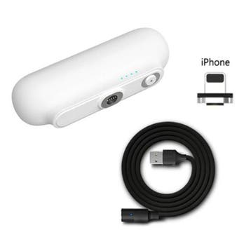 Magnetische Mini Powerbank 2600mAh voor iPhone Lightning  -, Verzenden, Nieuw, Stuff Certified®