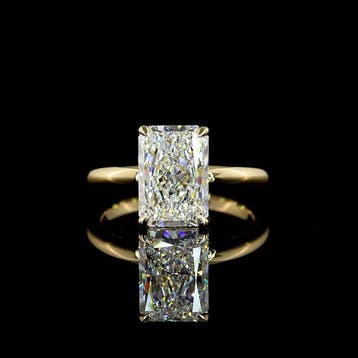 Zonder minimumprijs - Ring - 14 karaat Geel goud - 2.02ct., Nieuw