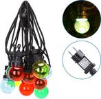 Lichtsnoer Buiten - Lichtslinger - Led - 8 m - Zwart - Aigos, Verzenden, Nieuw