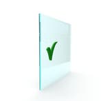 Blank gehard veiligheidsglas met anti-kalk coating - 10 mm, Doe-het-zelf en Bouw, Verzenden, Nieuw