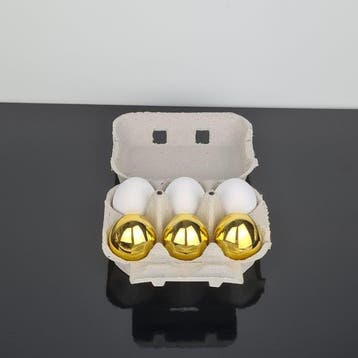 Santicri (1992) - sculptuur, Eggs Pop - 20 cm - Hars - 2020, Nieuw
