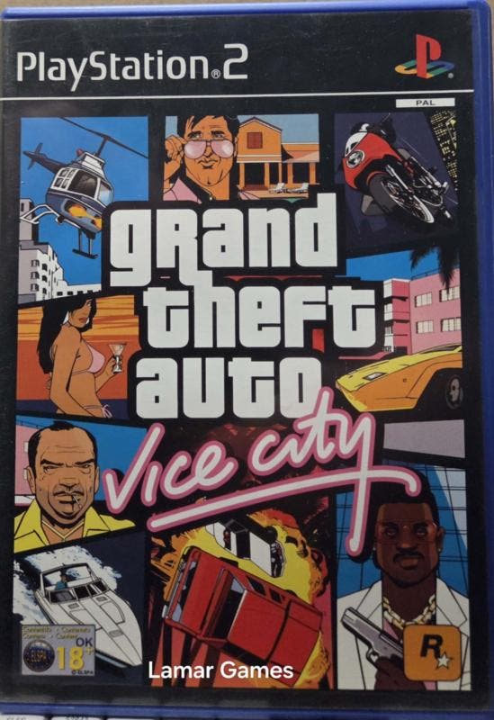 Grand Theft Auto Vice City zonder boekje (ps2 used game), Games en Spelcomputers, Games | Sony PlayStation 2, Ophalen of Verzenden