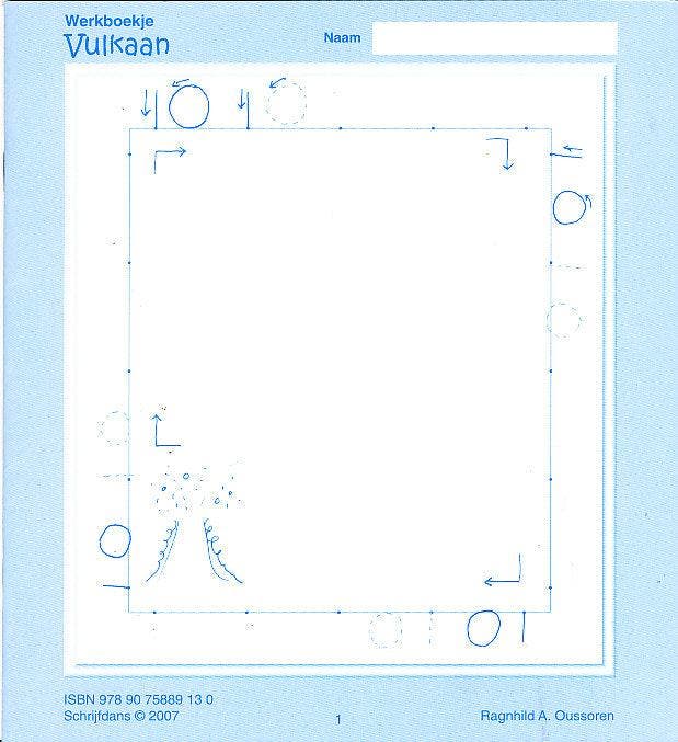 Schrijfdans Werkboekje Vulkaan, Boeken, Schoolboeken, Verzenden