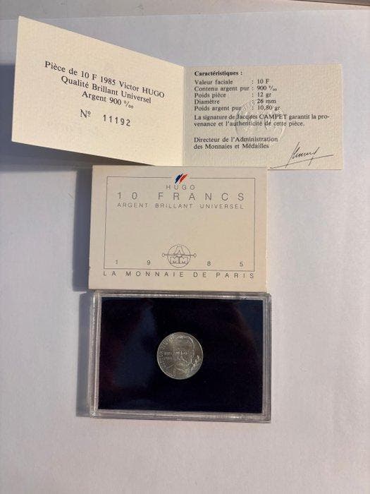 Frankrijk. 10 Francs 1985/1986, 3 X Coins (Zonder, Postzegels en Munten, Munten | Europa | Niet-Euromunten