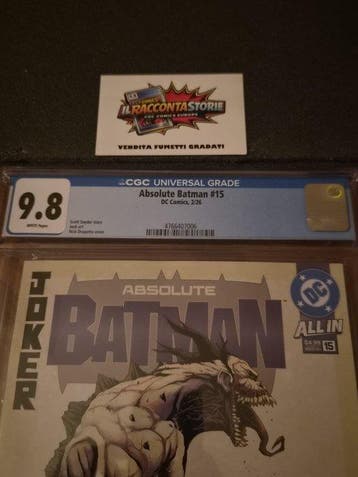 Batman 15 - Absolute Batman - 1 Graded comic - Eerste druk -, Boeken, Nieuw