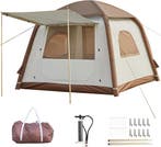 Glamping Tent 4p | Tweede Kansje | Makkelijk & Waterdicht, Verzenden, Nieuw, Tot en met 6