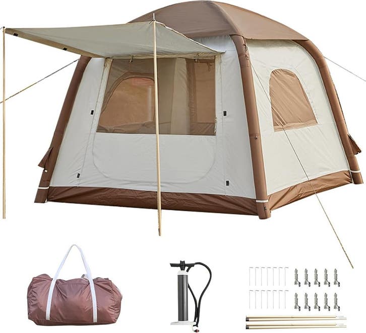 Glamping Tent 4p | Tweede Kansje | Makkelijk & Waterdicht, Caravanes & Camping, Tentes, Envoi
