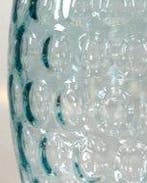 Egermann - Vase - Verre - Aigue-marine olive option., Antiquités & Art