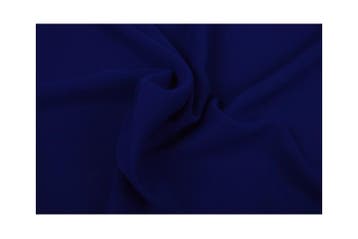 15 meter chiffon stof - donker blauw, Verzenden