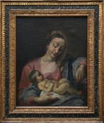 Italiaanse school (XVIII) - Madonna And Child, Antiek en Kunst