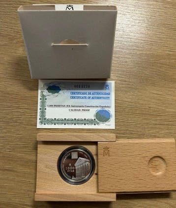 Spanje. 1000 Pesetas 1998 (2 monedas) (Zonder minimumprijs)