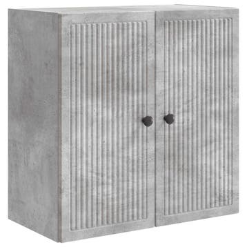vidaXL Wandkast Betongrijs 59 x 31 x 60 cm Bewerkt hout, Verzenden, Nieuw