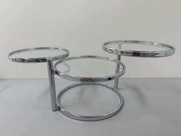 Leitmotiv - Salontafel - Glas, Chroom - Designklassieker