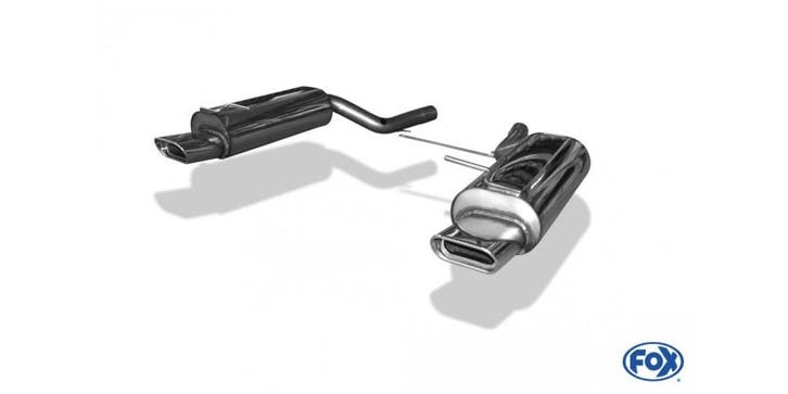 FOX VW Passat 3B/ 3BG 4-Motion einddemper rechts/links - 150, Auto-onderdelen, Uitlaatsystemen, Nieuw, Verzenden