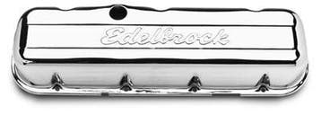 chevrolet BB klepdeksels chroom edelbrock, Ophalen of Verzenden, Nieuw