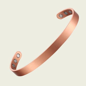 Koperen gezondheids-klemarmband met 8 magneten – 18 cm, Ophalen of Verzenden