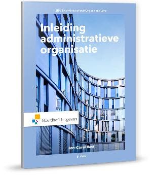 Inleiding administratieve organisatie / Leerboek, Boeken, Verzenden, Zo goed als nieuw, Jan-Carel Bast