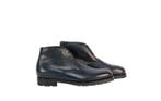 TESTONI - 8 UK - 42 IT - Blue Shaded Desert Boot Shoes Calf, Nieuw