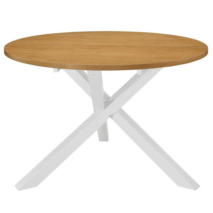 vidaXL Eettafel 120x75 cm MDF wit, Huis en Inrichting, Tafels | Eettafels, Nieuw, Verzenden