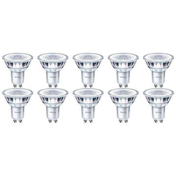 PHILIPS - LED Spot 10 Pack - GU10 Fitting - Warm Wit 2700K -, Huis en Inrichting, Lampen | Spots, Verzenden, Nieuw