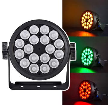 Citronic SilentPAR-216: 18 X 12W RGBWA+UV Stille PAR-can, Muziek en Instrumenten, Nieuw